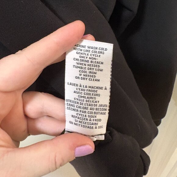 MAGASCHONI 1/4 Zip Sweatshirt Black Plus Size 3X Modal Sweater Collar Soft Cozy - Picture 9 of 12